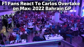 F1 Fans React To Carlos Sainz Overtaking Max Verstappen During The 2022 Bahrain Grand Prix #f1