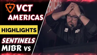 [VCT AMERICAS kickoff 2024] Sentinels vs. MIBR  Play-In Stage map ascent | Highlights | [VALORANT]