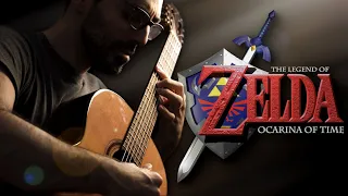 ZELDA OCARINA of TIME MEDLEY on CLASSICAL GUITAR