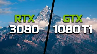 RTX 3080 vs GTX 1080 Ti - Test in 9 Games