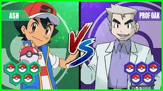 Pokemon Battle Pedia: Ash Vs Professor Oak