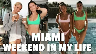 VLOG: pool, tanning essentials, brunch + shopping in miami!