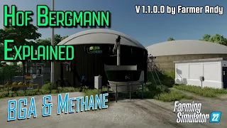 ❓ FS22 Hof Bergmann Explained ❓ Bio Gas Plant and Methane Production