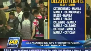 Mga pasahero ng international at domestic flights sa NAIA, kakaunti pa