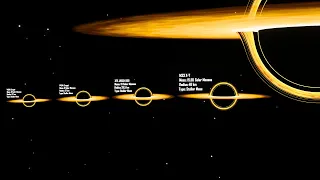 Black Hole Size Comparison 2024 [3D Animation]