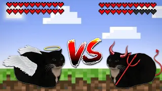 Angel Maxwell cat vs Demon Maxwell cat! Meme battle