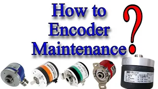 How To Encoder Maintenance l Encoder Bearing Change l Encoder