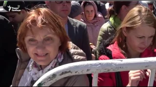 Навального с семьей блокировала полиция  Митинг Москва [14/05/2017]