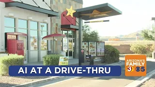 A.I. taking orders at an Arizona Carl's Jr. Drive-thru