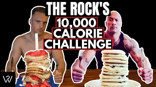 I TRIED THE ROCK’S FAVOURITE CHEAT MEALS | 10,000 CALORIES