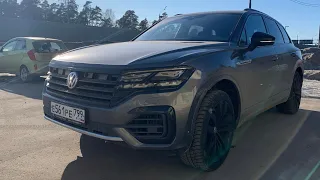 VW Touareg  - POV test drive. Driver’s eyes