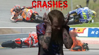Worst MotoGP Crashes || RACING REACTIONS
