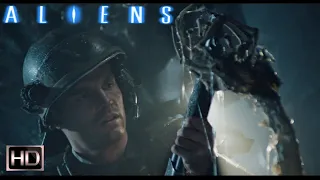 Чужие - десантники в логове Чужих--[Aliens-paratroopers in the lair of Aliens]