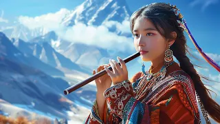 [If you listen to it for 5 minutes, all stress will disappear immediately] • Tibetan healing flute