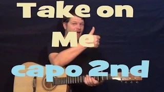 Take on Me (a-ha) Easy Guitar Lesson Strum Chords Licks How to Play Take on Me Tutorial