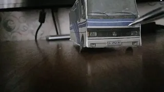 Автобус БАЗ-А079 ЭТАЛОН из бумаги