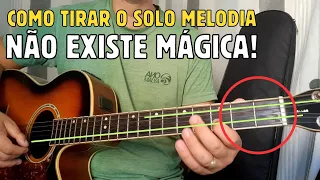 COMO TIRAR O SOLO melodia DE QUALQUER MÚSICA NO VIOLÃO  - aula de violão  fácil para iniciantes