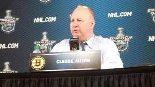 May 17 2011 Claude Julien Boston Bruins NHL Tampa Bay Lightning.flv