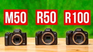 Canon R50 vs R100 vs M50 | Make The Right Choice.
