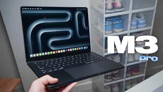 M3 MacBook Pro Space Black UNBOXING & M1 Pro VS M3 Pro (Speed Test!)