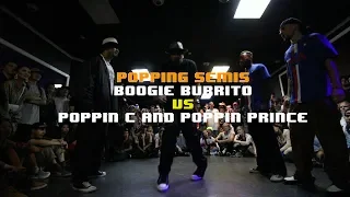 Boogie Burrito vs Poppin' C & Poppin' Prince [semis] // .stance // Freestyle Session 2018