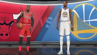 NBA Live 18 - Golden State Warriors vs Chicago Bulls - Gameplay (HD) [1080p60FPS]