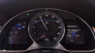 Bugatti Chiron 0-350 km/h Acceleration