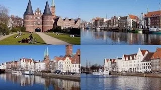 Video Postcard: Lübeck, Germany - Holstentor, Altstadt, Trave - 4K (2160p) Ultra HD