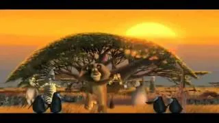 The Bee Gees - Stayin' Alive (Cartoon Madagascar Dance)