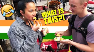 Foreigners Try Indian Street Food 😂Delhi Vlog | Shivam Trivedi