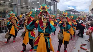 Desfile de Colectivos Coreográficos tributo Madre Tierra, Carnavales de Negros Y Blancos 2024 Pasto.