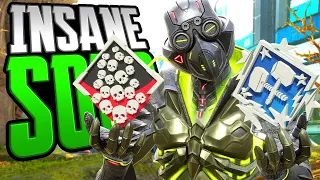 SOLO Octane 26 KILLS and 6,200 Damage Apex Legends Gameplay Season 16