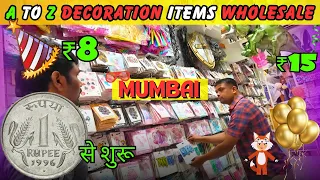 Wholesale party decoration items in Mumbai | Varsha Toys & Gifts | Raju bhai vlogs Hindi