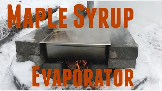 How to Build A Maple Syrup Evaporator Cheap on Existing Backyard Fire Ring