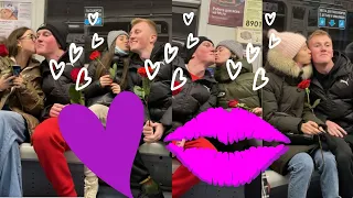 Kissing Prank TikTok Compilation 2021 | Kissing Prank in Train