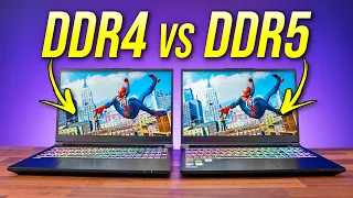 DDR4 vs DDR5 Laptop Comparison - 10 Game Test!