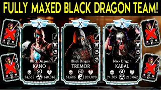 MK Mobile. MAXED OUT Black Dragon Team is BROKEN! Assassin Jade Gets DESTROYED in Every Battle!