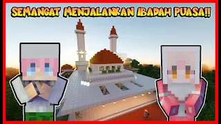 SEMANGAT IBADAH PUASA !! ATUN & MOMON BANGUN RUMAH AMAN MESJID !! Feat @sapipurba Minecraft