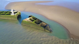 Mulberry Harbour - Wreck in river Thames 2km away from Southend