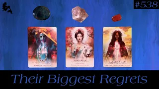 Their Biggest Regrets When It Comes To You ❤️‍🩹💭 (Anyone) ~ Pick a Card Tarot Reading