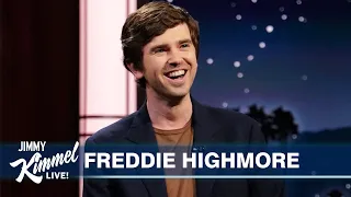 Freddie Highmore on Being Pushed into a Broom Closet at a Talk Show & We Test His Medical Knowledge!