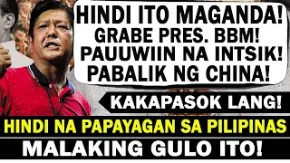 BREAKING NEWS! PRES. BONGBONG MARCOS! NAG ANUNSIYO NA! NAKAKABIGLANG UTOS! IIYAK SIGURADO ANG CHINA!