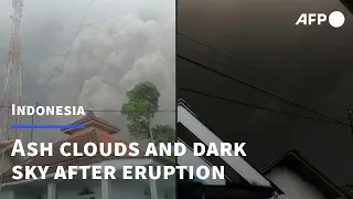 Ash clouds billow as Mount Semeru erupts in Indonesia | AFP