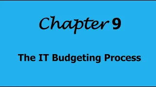 The It Budgeting Process