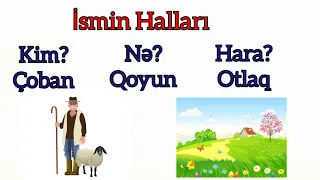 İsmin halları  #adlıqhal #yiyəlikhal #yönlükhal #təsirlikhal #yerlikhal #çıxışlıqhal