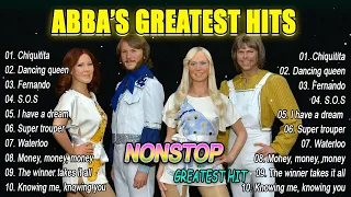 TOP 10 ABBA'S GREATEST HITS. (WITH LYRICS) NON STOP ABBA GOLD.