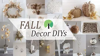 DOLLAR TREE MEGA FALL DECOR DIYs