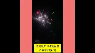 Fireworks-1 inch 168 shots 1寸168发 （红凤凰）