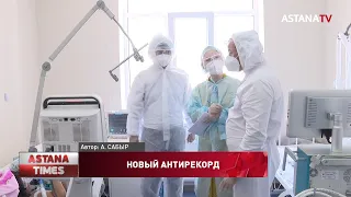 Новый антирекорд: за сутки коронавирусом заразились почти 7,5 тыс. казахстанцев