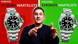 Rolex WARTELISTE?! Der ULTIMATIVE GUIDE wie Du (schnell) eine Rolex zum Listenpreis bekommst.